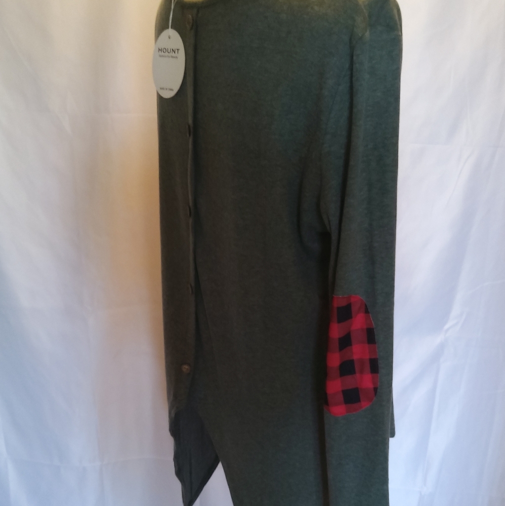 Long Sleeve Elbow Patchwork Tunic New - image 8